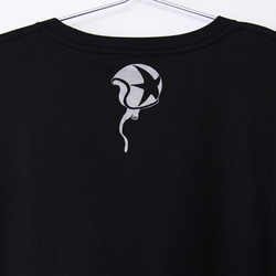 トリくんのTシャツ black x silver 4枚目の画像