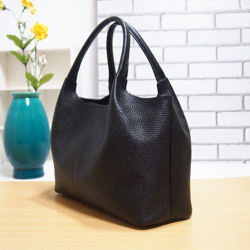 ☆ハンドメイド ☆日本製☆ソフト・牛革☆フォーマルバッグ☆手提げ