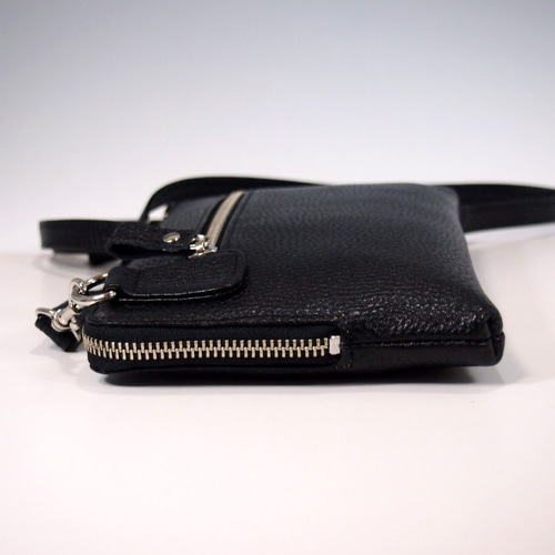 ☆ハンドメイド☆日本製☆ソフト本革☆お財布ポシェット☆長財布入れ