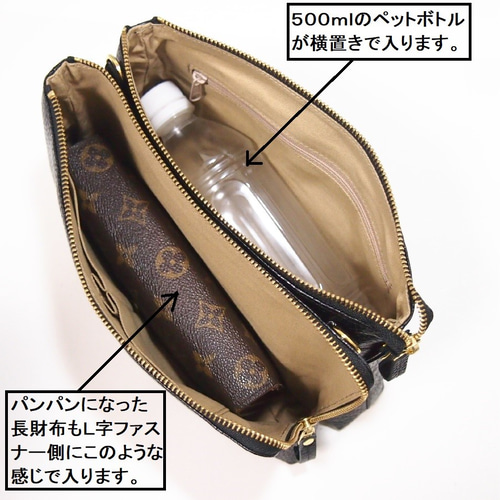 handmade  ショルダー ポシェット  革   財布 本革 L字型お財布ショルダー お財布ポシェット お財布バッグ