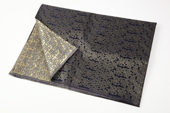 複製/東観/般若心経/紺地金字/金泥/工芸/桐共箱付/布袋屋掛軸HI-176