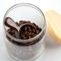 手削りコーヒーメジャー (拭き漆) 4枚目の画像