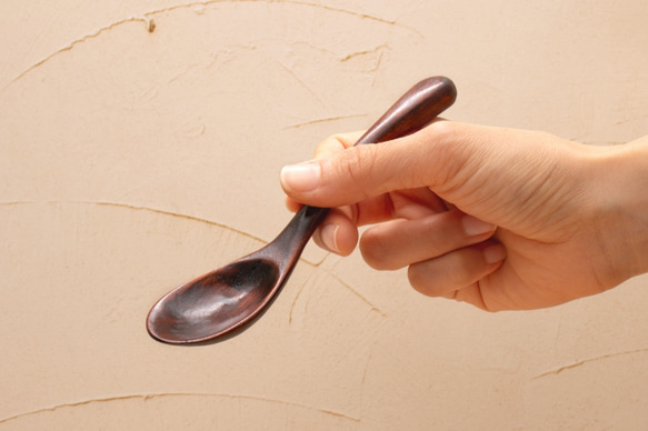 手削りれんげスプーン／Sサイズ 5枚目の画像