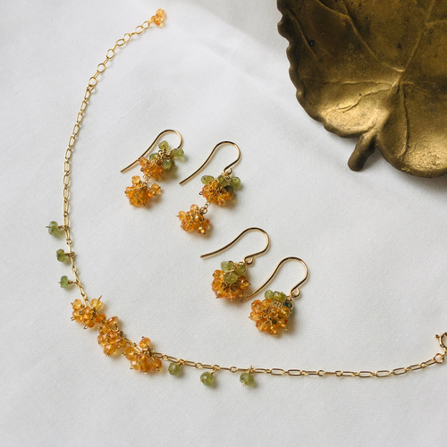 hana-hana 金木犀 ピアス 14kgf hana-hana 金木犀 ピアス 14kgf