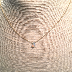 SALE【14kgf製】一粒ネックレス～オパール～ 3枚目の画像