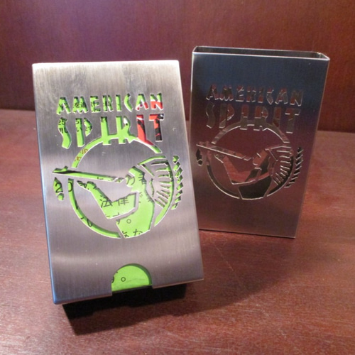 ステンレス シガレットケース (アメリカンスピリット14本タイプ