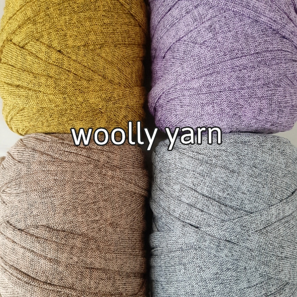 woolly yarn ⟐Tシャツヤーン 1枚目の画像