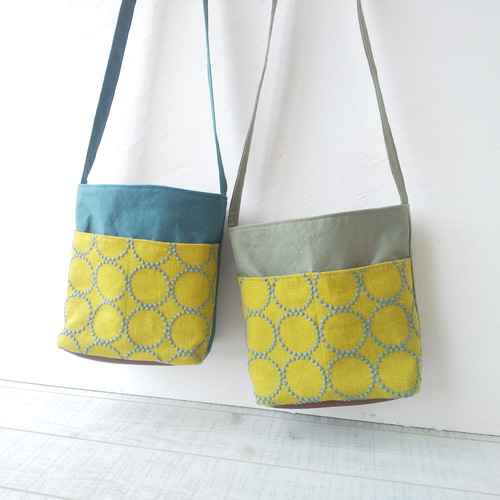 ミナペルホネン　タンバリン　イエロー　40 ミナペルホネン エッグバッグ-タンバリン イエロー