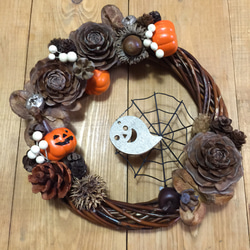 ソラ♡８月早割特価♡ハロウィン　フラワーリース 0_8a1e27edf00573251461ed06d314