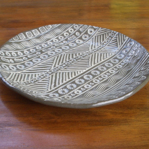 茶道具　三島皿 筒小屋 ONLINE STORE Toshoo | 陶器のネットショップ / 三島皿 1