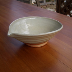竹灰釉 片口鉢(6寸) 1枚目の画像