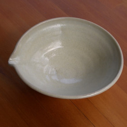 竹灰釉 片口鉢(6寸) 2枚目の画像