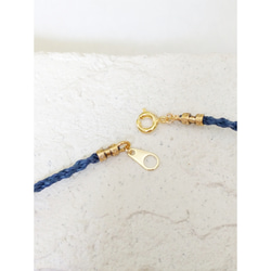 megane anklet/blue 3枚目の画像