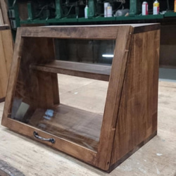 パン屋のガラスショーケース チェスト・キャビネット オーダー家具