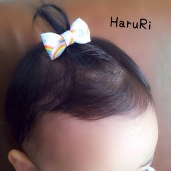 ３個セット　ヘアクリップ～メルヘン木馬　黄色い花～ 4枚目の画像