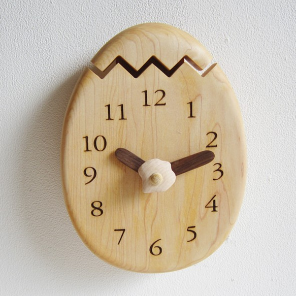 ビックな目玉焼き　掛け時計 1枚目の画像