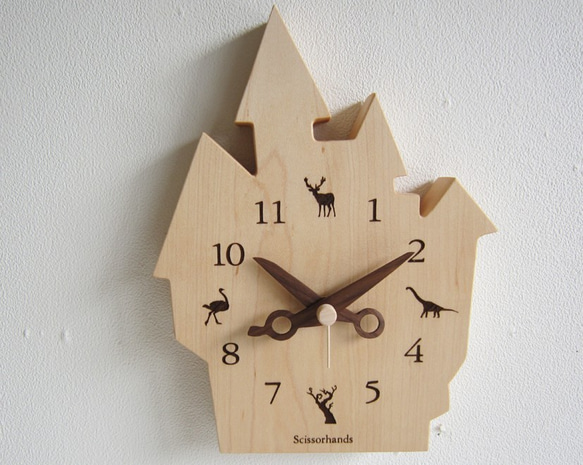 シザーハンズ　掛け時計 1枚目の画像