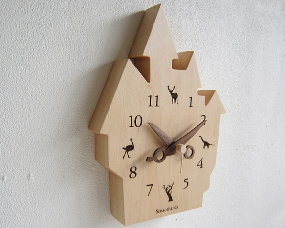 シザーハンズ　掛け時計 3枚目の画像