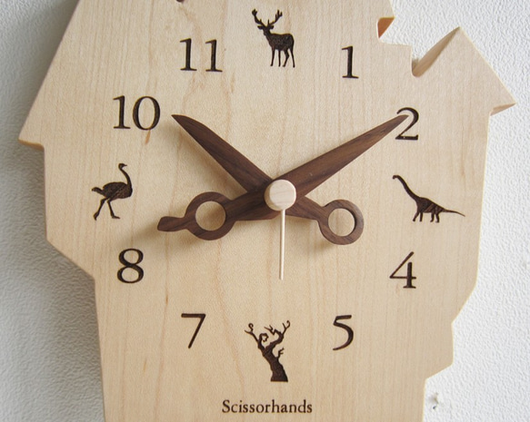 シザーハンズ　掛け時計 4枚目の画像