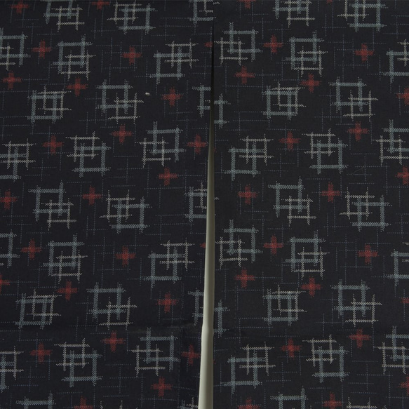 時尚長商譽商譽蒙住日本親善故事Ikasuri海軍85×170厘米100％棉 第3張的照片