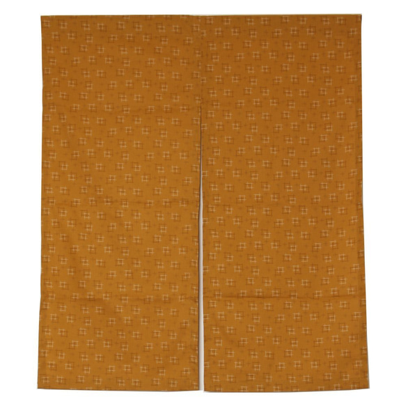 時尚短商譽商譽蒙住日本親善故事Ikasuri芥末85厘米×100厘米100％棉 第1張的照片