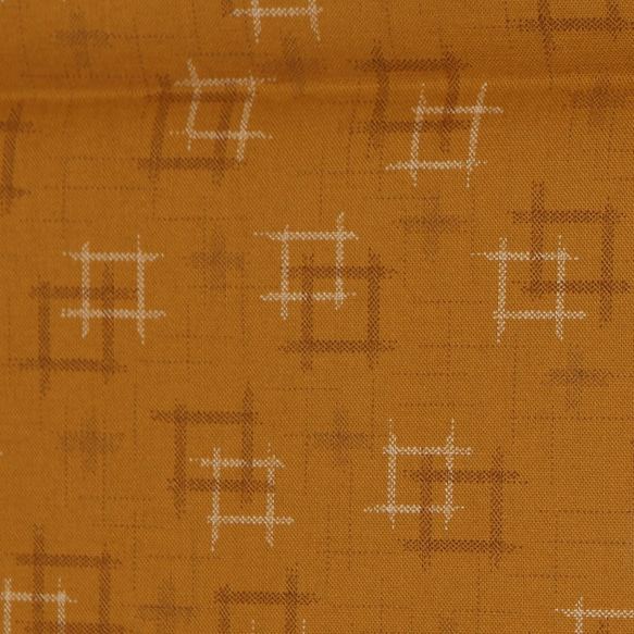 時尚短商譽商譽蒙住日本親善故事Ikasuri芥末85厘米×100厘米100％棉 第2張的照片