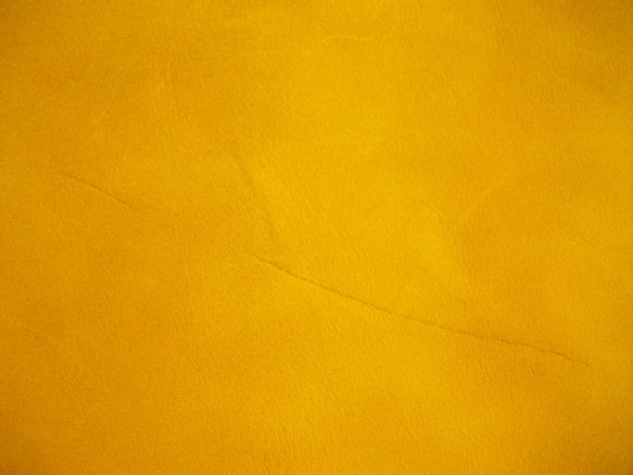 ＊黄系キャメル色の革のシンプルトートバッグ 5枚目の画像
