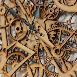 『歯車の壁掛け時計Ⅲ』φ30cmサイズ 2枚目の画像
