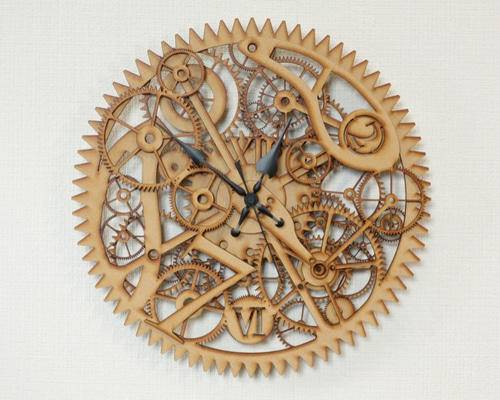 歯車の壁掛け時計Ⅲ』φ30cmサイズ 掛け時計・置き時計 Auxry