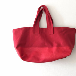 大容量油漆手提袋（紅色） 第2張的照片