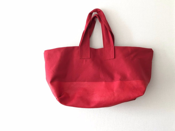 大容量油漆手提袋（紅色） 第2張的照片