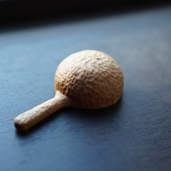 【受注制作】でこぼこ　木製 コーヒーメジャースプーン　蜜蝋仕上げ 3枚目の画像
