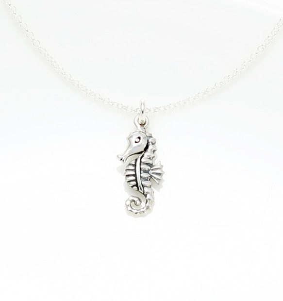 獨家-幸福 海馬 寶寶 Seahorse s925 純銀 項鍊 生日 情人節 禮物 第1張的照片