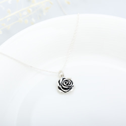 【秋冬新時尚】 小王子 玫瑰 花 (小) Rose s925 純銀 項鍊 禮物 第4張的照片