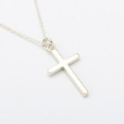 簡潔十字架 (中) Cross クロス s925 純銀項鍊 生日 耶誕 情人節 禮物 第1張的照片