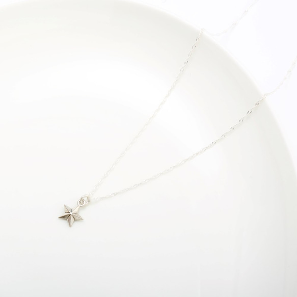 Pentagram Star s925 sterling silver necklace 4枚目の画像