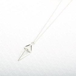幾何 立體 鑽石 三角 幾何 Triangle s925 純銀 項鍊 聖誕節 禮物 第3張的照片