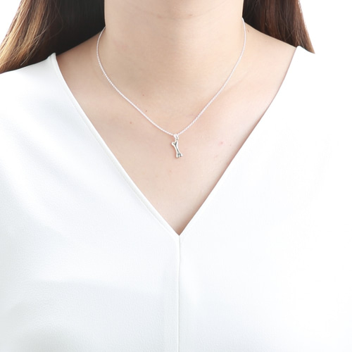 ラッキー 願い 犬の骨 Dog bone シルバーs925純銀ネックレス ラッキー 願い 犬の骨 Dog bone シルバーs925純銀ネックレス