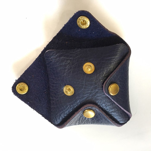 ハンドメイド　コインケース DIY コインケース縫いました Coin money purse mini wallet