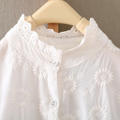 刺繍 レース シャツ ワンピース ロング 長袖 フレア カジュアル d329-r1.jpg