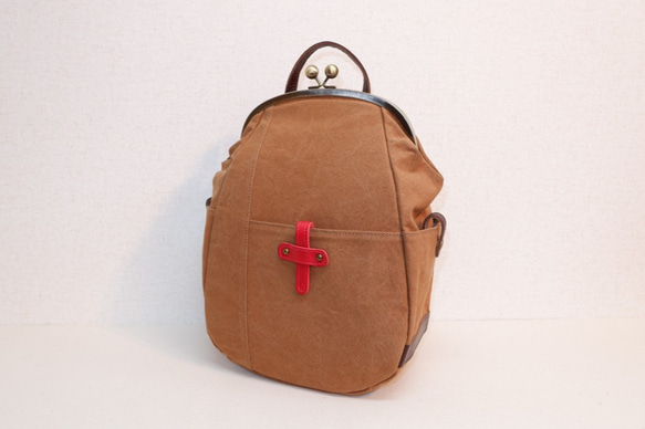 ナスリュック 帆布 柿渋 リュック・バックパック 賀茂かばん 通販