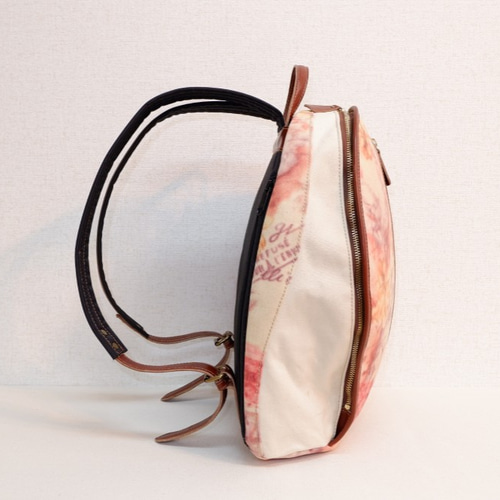 賀茂かばんリスリュック牛革パラフィンキャンバス日本製