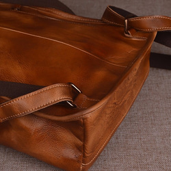 皮革背包業務重回男士公文包手工皮件箱包革背 第7張的照片