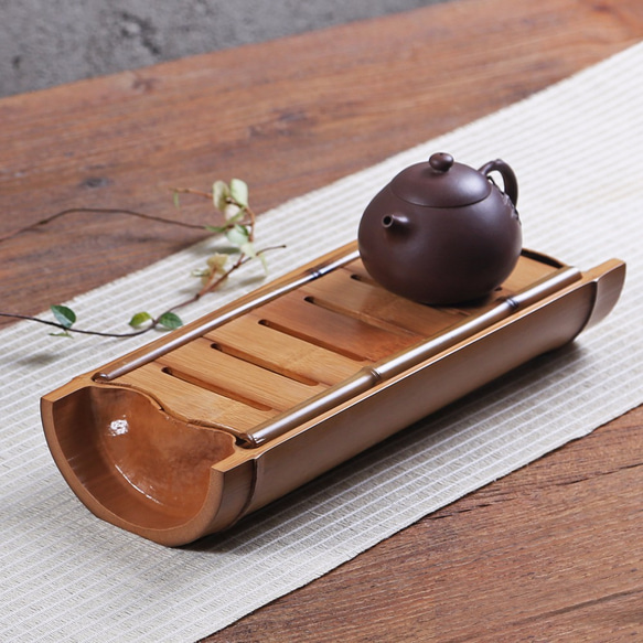 竹製 茶盤 烏龍茶用 茶道具 お茶 茶器 茶盆 茶台 貯水式 お盆 竹製 茶盤 烏龍茶用 茶道具 お茶 茶器 茶盆 茶台 貯水式 お盆