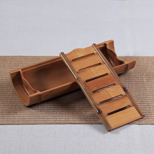 竹製 茶盤 烏龍茶用 茶道具 お茶 茶器 茶盆 茶台 貯水式 お盆