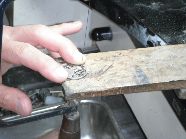 コインカットリング　イタリア10ユーロ