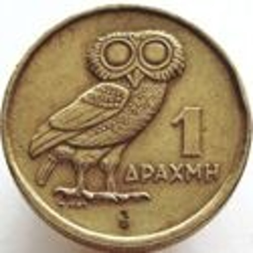 コインカットペンダント ギリシャ1ドラクマ ネックレス・ペンダント