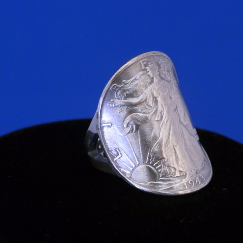コインリング（アメリカ50￠銀貨・ウォーキング・リバティ