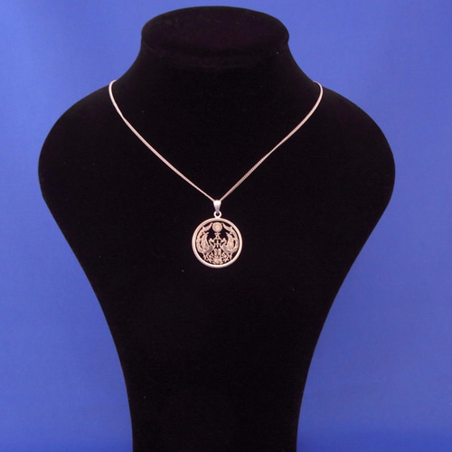 コイン銀貨カットペンダント（日本 五十銭銀貨） ネックレス  