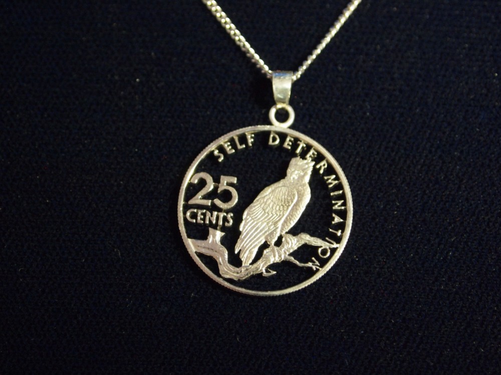 コインカットペンダント　ギアナ25㌣